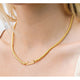 Beads Sideways Initial Necklace