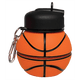 Basketball Collapsible Water Bottle