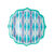 Flower Child Teal Cocktail Plates