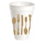 FANCY UTENSILS STYROFOAM CUP