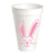 PINK BUNNY FACE STYROFOAM CUP