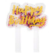 Happy Birthday Bead Filled Cake Topper
