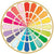 Color Wheel Paper Placemats - 12
