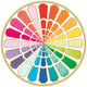 Color Wheel Paper Placemats - 12
