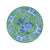 Green And Blue Plate Salad & Dessert Plates