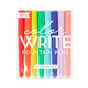 Color write fountain pens - set of 8