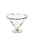 Set of 2-Multi Rim Margarita Glass