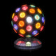 9" Revolving Rainbow Disco Light