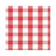 Red Gingham Luncheon Napkins
