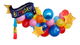 Classic Birthday Balloon Garland 6ft