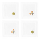 Tennis Cocktail Napkins | Mixed Set of 4