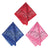 Western Bandanas, Asst. Colors 10 pack