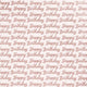 Happy Birthday Pink Glitter Wrap