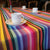 Rainbow Tablecloth 7ft x 5ft