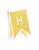 Happy Birthday Party Banner Gold Glitter