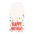 Happy Birthday Confetti Gift Tag S/10