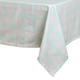 Gingham Aqua Tablecloth