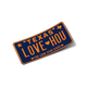 Love Hou Texas License Plate Sticker
