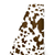 Brown Cowhide Gift Wrap