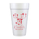Reindeer Roadie - Christmas Foam Cups - Set of 10