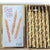 Gold Petite Party Candles, Boxed