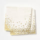 Gold Confetti Large Napkin S/20