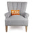 Texas Orange/White Hook Pillow