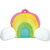 Rainbow Furry Lounge Pillow