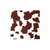 Brown Cowhide Cocktail Napkins (Set of 20)