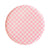 Tickle Me Pink Check It! Dinner Plates