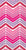 Pink Ikat Stripe Guest Towels