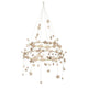 Gold Sparkle Star Chandelier