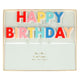 Happy Birthday Acrylic Cake Topper 3d