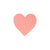 Pink Tone Large Heart Napkins