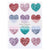 Rainbow Glitter Heart Stickers