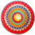 WOVEN PLASTIC ROUND TRAY mini 8" D