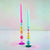 Rainbow Finial Candle Holder