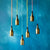 Rainbow Woven Light Cord w/Brass Escutcheon 72"
