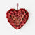 Wood Floral Heart