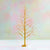 Gold Tree w/Pink Lights, Large