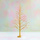 Gold Tree w/Pink Lights, Large