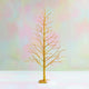 Gold Tree w/Pink Lights 36"