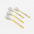 Hand Painted Floral Salad Serving Set