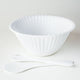 Washable "Paper" Salad Bowl w/Tongs Melamine