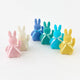 Flocked Howdy Hop Hop Waving Bunny