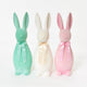 Flocked Pastel Button Nose Bunny, Lg  PVC, 27"