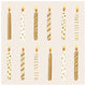 Gold Candles Cocktail Napkins