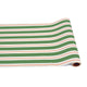 Green & Red Awning Stripe Runner
