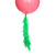 Kelly Green Frilly Balloon Tassel