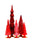 CHRISTMAS HUE TREES: Red